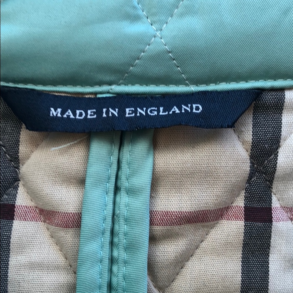 Burberry Mint Green Quilted Jacket - Picture 2 of 6